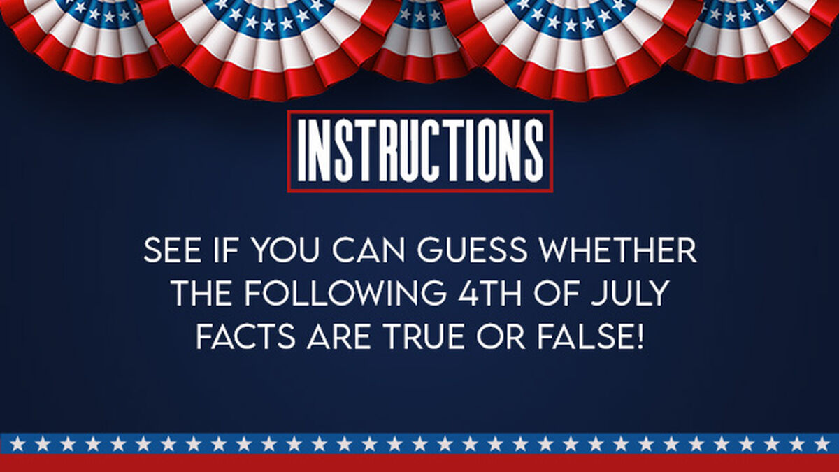 Is it True? 4th of July Edition image number null